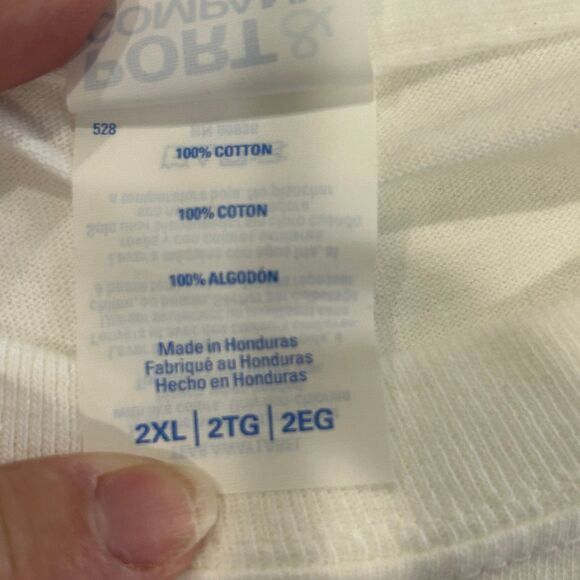 Port Co T-Shirt Men’s Size 2XL White Coastal Carolina University Chanticleers - Picture 6 of 11